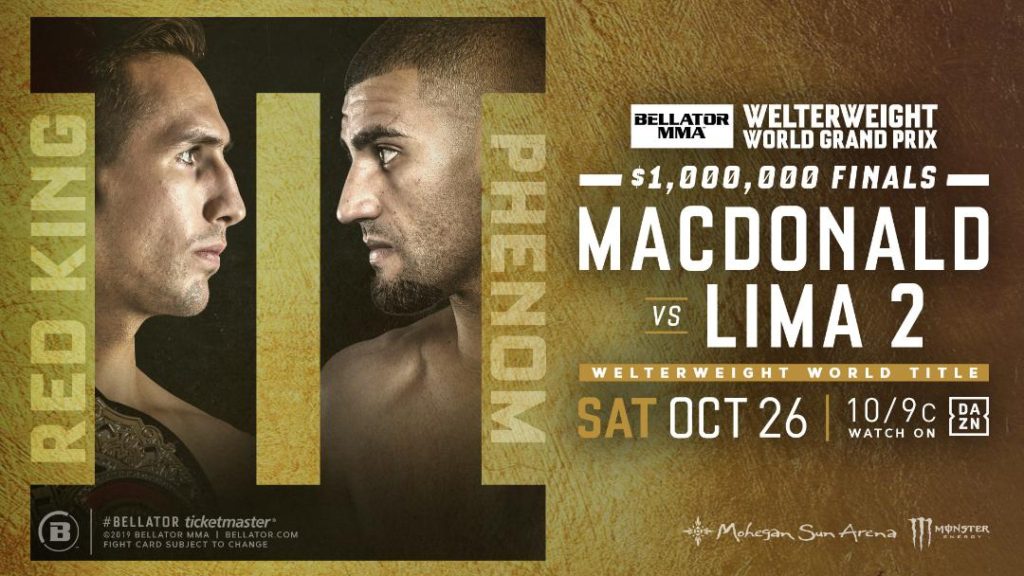 Bellator MMA Welterweight World Grand Prix Macdonald vs Lima 2 0 MMA Fight Radio