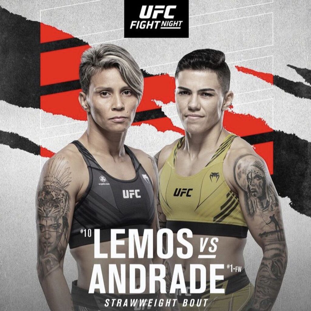 UFC Lemos vs Andrade - MMA Fight Coverage