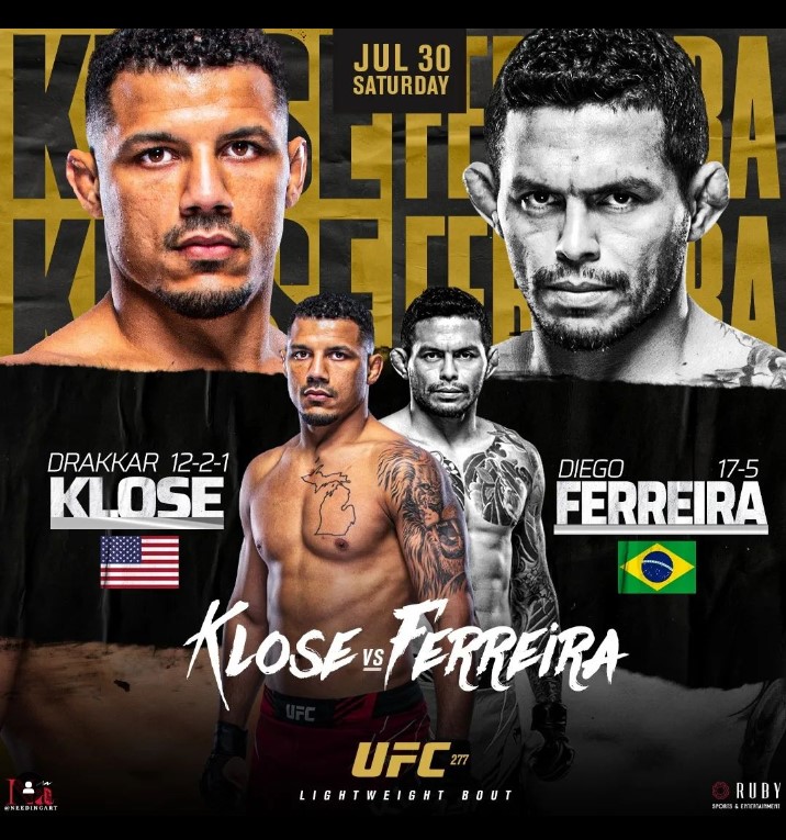 UFC-July-30-Drakkar-Klose-vs-Diego-Ferreira-Pre-fight-with-Drakkar-MMA-Fight-Coverage
