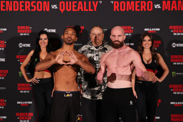 WEIGH-IN RESULTS & PHOTOS FOR BELLATOR MMA 285 Henderson vs Queally