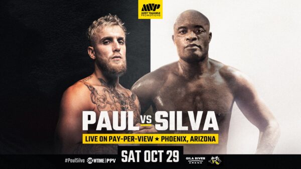 Jake Paul vs Anderson Silva Phoenix AZ Oct 29