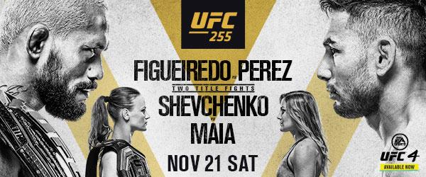 UFC 255 Figueiredo vs Perez Nov 21 MMA Fight Coverage