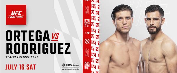UFC FIGHT NIGHT ORTEGA vs RODRIGUEZ - MMA Fight Coverage