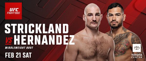 UFC Fight Night - Strickland vs Hernandez Feb 2 2026- MMA Fight Coverage