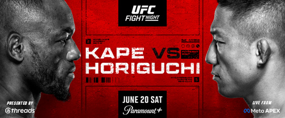 UFC FIGHT NIGHT KAPE vs. HORIGUCHI - MMA Fight Coverage