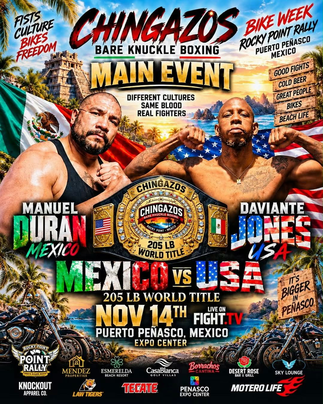 Daviante Jones vs Manual Duran Bare Knuckle